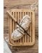Бамбукова дъска и нож за хляб Pebbly - размер L - 5t