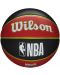Баскетболна топка Wilson - NBA Atlanta Hawks Tribute, размер 7 - 2t