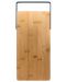 Бамбукова дъска Nerthus - За рязане и сервиране, 38 x 18.5 cm - 1t