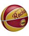 Баскетболна топка Wilson - NBA Team Retro Mini, размер 3, червена - 2t