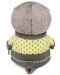 Плюшена играчка Budi Basa - Коте Басик, бебе, с пуловер, 20 cm - 3t