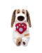 Плюшена играчка Budi Basa - Кученце Бартоломей, със сърчице, 27 cm - 1t