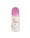 Пластмасово шише с широко гърло Baby Nova PA - 300 ml, розово - 1t