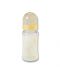 Стъклено шише Baby Nova -  230 ml, жълто - 1t