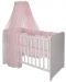 Балдахин за бебешко легло Lorelli - Color Pom Pom, 480 x 160 cm, розов - 1t