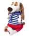 Плюшена играчка Budi Basa - Кученце Бартоломей, моряче, 27 cm - 3t
