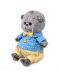 Плюшена играчка Budi Basa - Коте Басик бебе с тениска и шорти, 20 cm - 3t