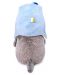 Плюшена играчка Budi Basa - Коте Басик бебе с шапка и елха от пайети, 20 cm - 4t