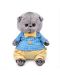 Плюшена играчка Budi Basa - Коте Басик бебе с тениска и шорти, 20 cm - 1t