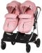 Бебешка количка за близнаци Chipolino - Дуо Смарт, фламинго - 7t