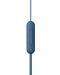 Безжични слушалки с микрофон Sony - WI-C100, сини - 3t