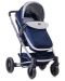 Бебешка количка Lorelli - S500, с покривало, Blue Travelling - 2t