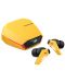 Безжични слушалки Edifier - GX07, TWS, ANC, жълти/черни - 1t