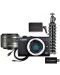Безогледален фотоапарат Canon - EOS M200 Streaming kit, черен - 1t