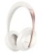 Безжични слушалки с микрофон Bose - 700NC, ANC, бели/розови - 1t