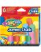 Безпрашни тебешири Colorino Kids -  Jumbo, 6 броя - 1t