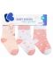 Бебешки чорапи с 3D уши KikkaBoo - Rabbits in Love, 6-12 месеца, 3 чифта - 1t