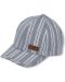 Бейзболна шапка с UV 50+ защита Sterntaler - На райе, 55 cm, 4-7 години - 1t