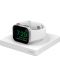Безжично зарядно Belkin - BoostCharge Pro, Apple Watch, бяло - 2t