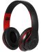 Безжични слушалки с микрофон Xmart - 06R, черни/червени - 1t