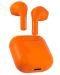 Безжични слушалки Happy Plugs - Joy, TWS, оранжеви - 7t