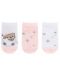 Бебешки летни чорапи KikkaBoo - Dream Big, 0-6 месеца, 3 броя, Pink - 3t