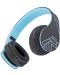 Безжични слушалки PowerLocus - P2, черни/сини - 2t