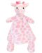 Бебешкa играчка Keel Toys - Жирафче за гушкане, 25 cm, розово - 1t
