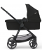 Бебешка количка 4 в 1 KinderKraft - Newly, Classic Black - 2t