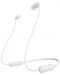 Безжични слушалки с микрофон Sony - WI-C200, бели - 1t