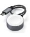 Безжично зарядно Satechi - Magnetic Charge Cable USB-C, Apple Watch, сиво - 2t