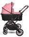 Бебешка количка 2 в 1 Lorelli - Glory, с адаптори, Pink - 2t