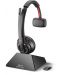 Безжични слушалки с микрофон Plantronics - Savi W8210 UC, черни - 1t