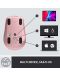 Мишка  Logitech - MX Anywhere 3, лазерна, безжична, розова - 8t