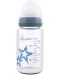 Бебешко стъклено шише Lorelli - Anti Colic, 120 ml, Moonlight Blue - 1t