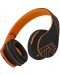 Безжични слушалки PowerLocus - P2, черни/оранжеви - 2t