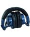 Безжични слушалки Audio-Technica - ATH-M50xBT2DS, черни/сини - 5t