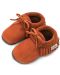 Бебешки обувки Baobaby - Moccasins, Hazelnut, размер S - 1t