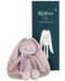 Бебешка плюшена играчка Kaloo - Зайче, розова - 3t