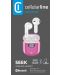 Безжични слушалки Cellularline - Seek, TWS, бели/розови - 4t