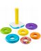 Бебешка играчка Fisher Price - Пластмасова низанка с 5 кръгчета - 2t