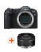 Безогледален фотоапарат Canon - EOS RP, 26.2MPx, черен + Обектив Canon - RF 50mm, F/1.8 STM - 1t