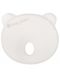 Бебешка мемори ергономична възглавница KikkaBoo - Bear Airknit, бяла - 1t