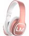 Безжични слушалки PowerLocus - Louise&Mann Symphony, розови/бели - 1t