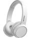 Безжични слушалки с микрофон Philips - TAH4205WT, бели - 1t
