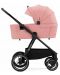 Комбинирана бебешка количка 2 в 1 KinderKraft - Nea, Ash Pink - 2t