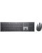 Kлавиатура и мишка Dell - Premier KM7321W, безжична, сива - 1t