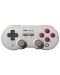 Безжичен контролер 8BitDo - SN30 Pro, Hall Effect Edition, G Classic, бял (Nintendo Switch/PC) - 1t