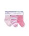 Бебешки чорапи KikkaBoo Stripes - Памучни, 1-2 години, розови - 1t