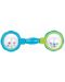 Бебешка дрънкалка Canpol - Гира с топчета, синьо-зелена - 1t